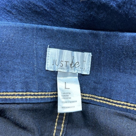 Just Be Women's Skinny Jeans in Deep Blue - Picture 4 of 4